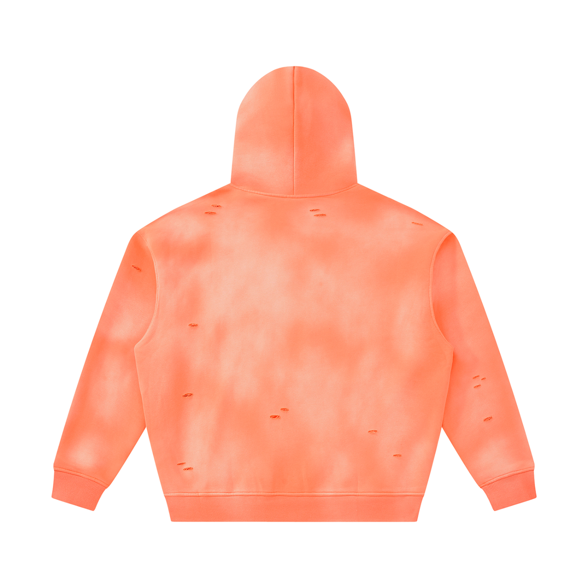 Foliage Sunfade Frayed Fleece Hoodie