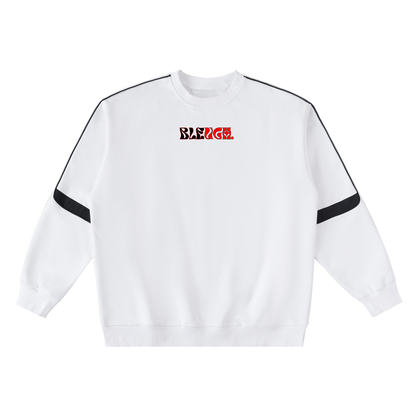 Oversized Crewneck Taped Sweatshirt