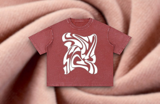 Blurry SeaSick Mineral Oversized Boxy T-Shirt