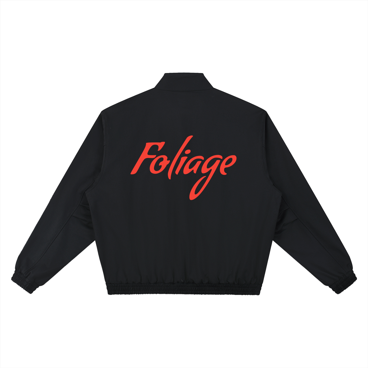 Foliage Stand Collar Bomber Jacket