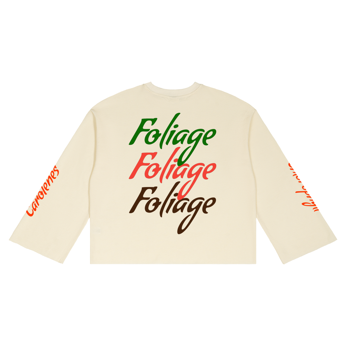 C&C Foliage Waffle Raw Edge T-Shirt