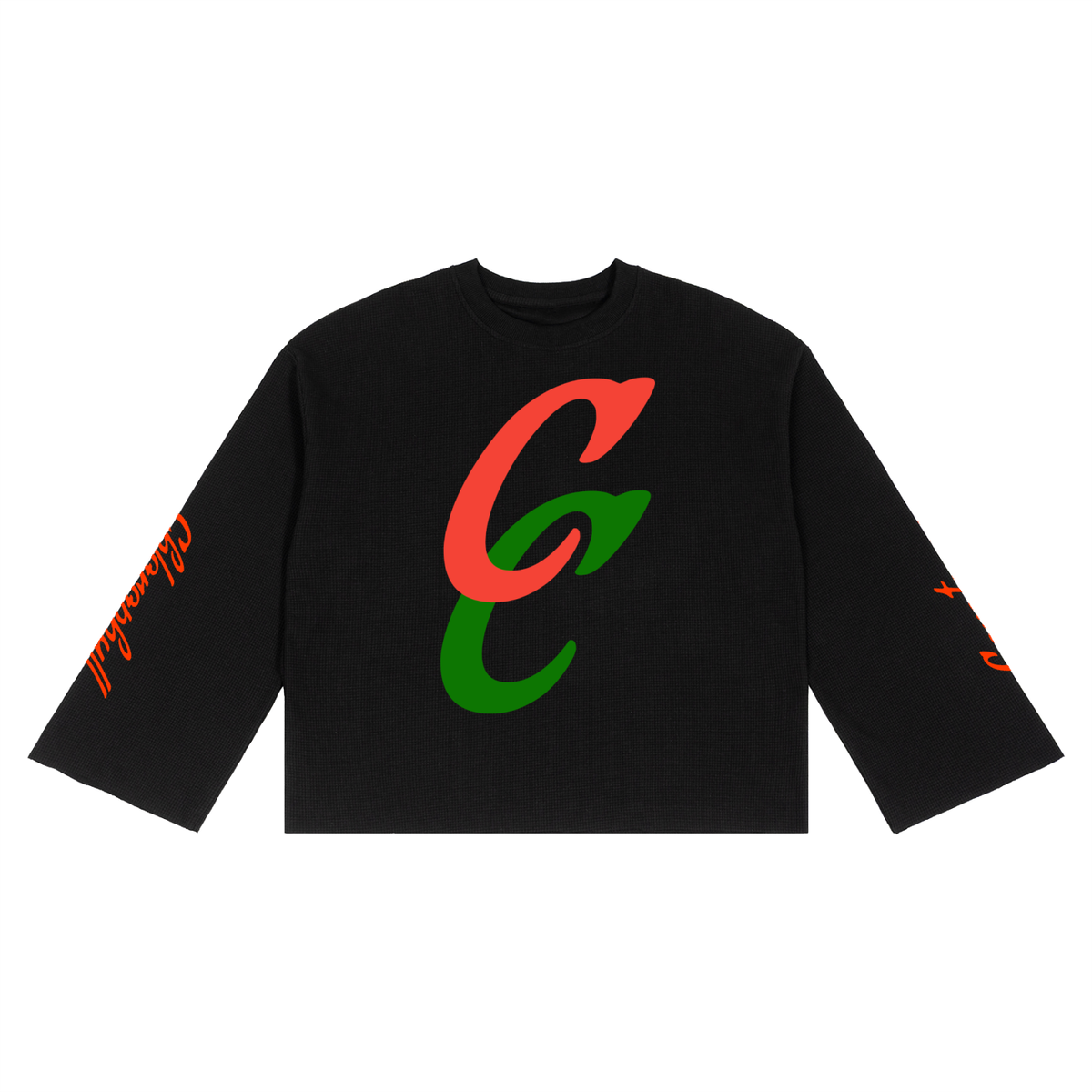 C&C Foliage Waffle Raw Edge T-Shirt