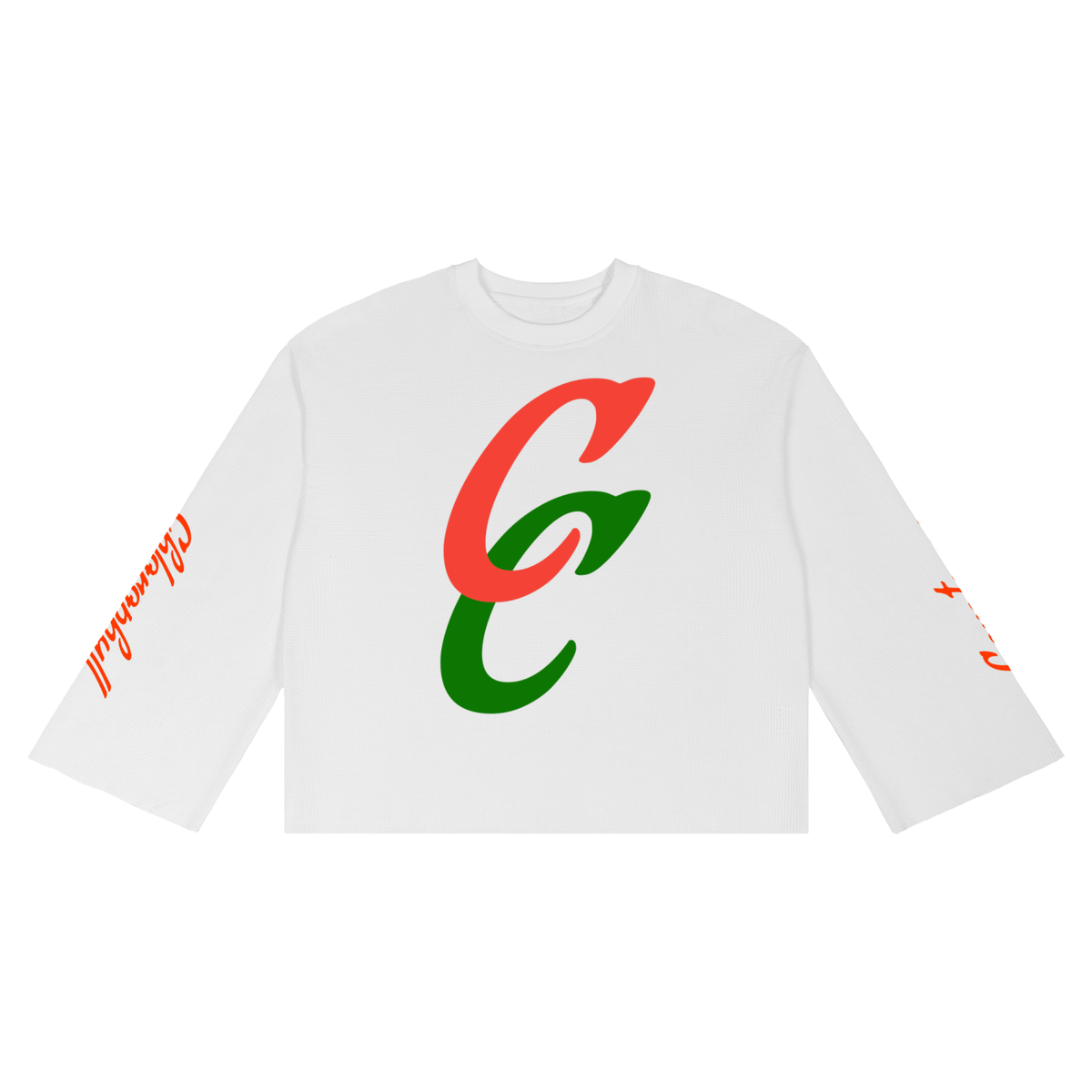 C&C Foliage Waffle Raw Edge T-Shirt