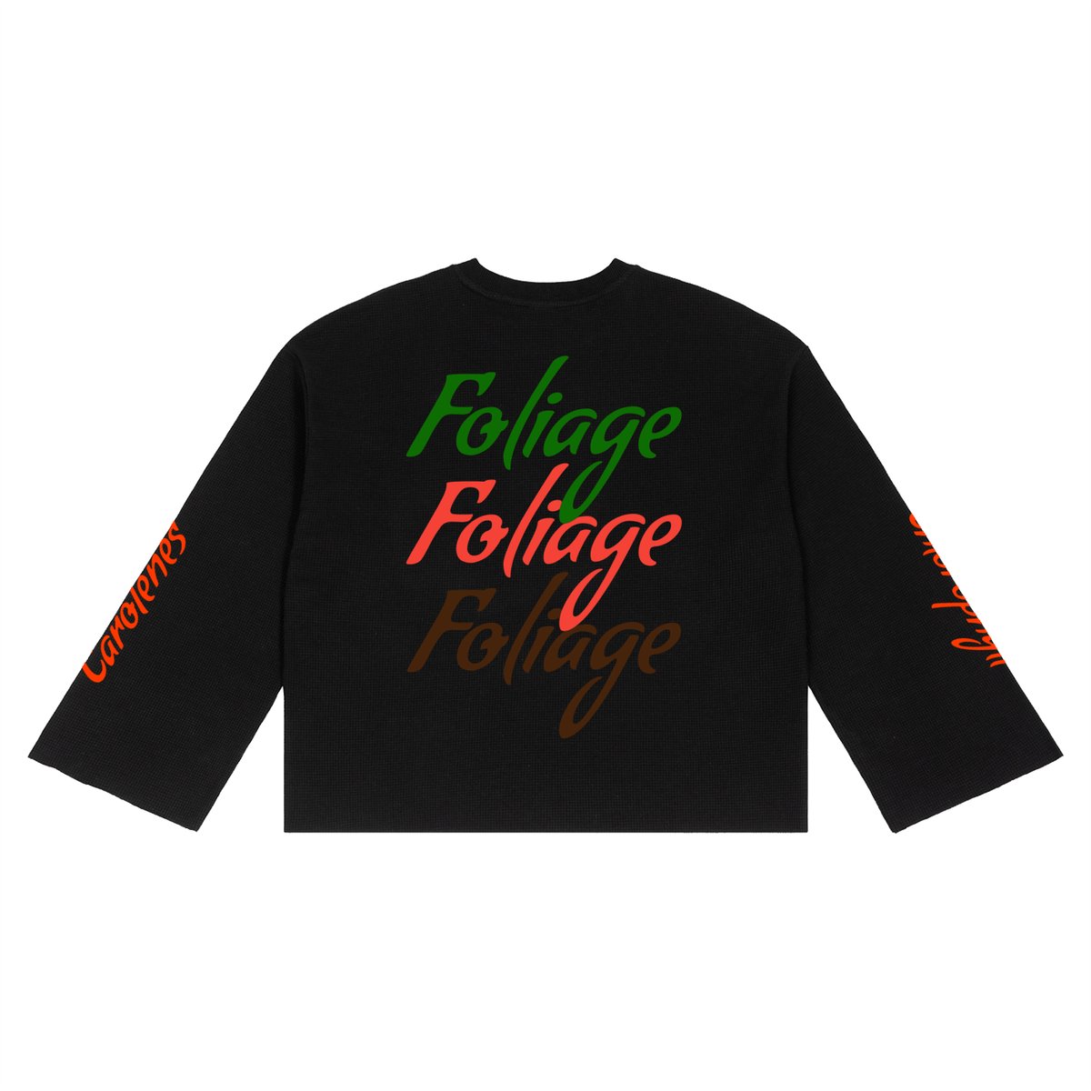 C&C Foliage Waffle Raw Edge T-Shirt