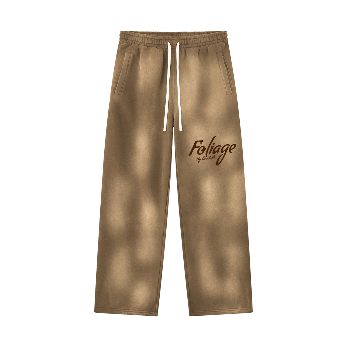 Foliage Sunfade Wide Leg Fleece Sweatpants
