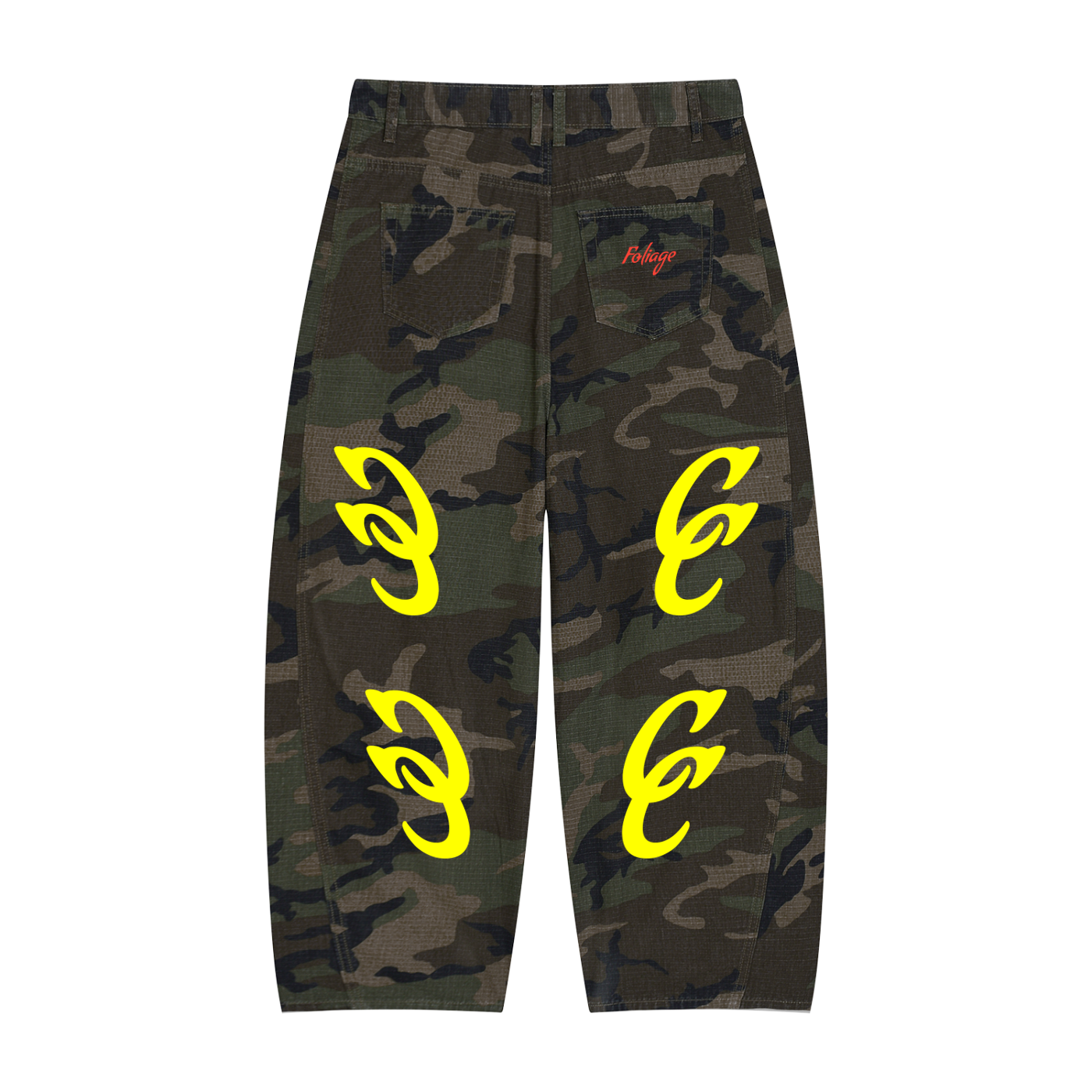 C&C Camo Barrel Leg Cargo Pants