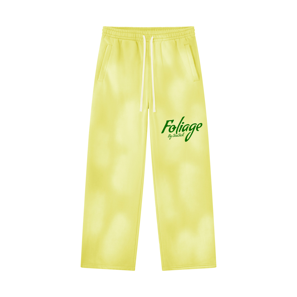 Foliage Sunfade Wide Leg Fleece Sweatpants