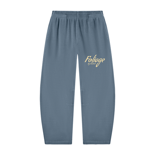 Foliage Vintage Cotton Barrel Leg Sweatpants
