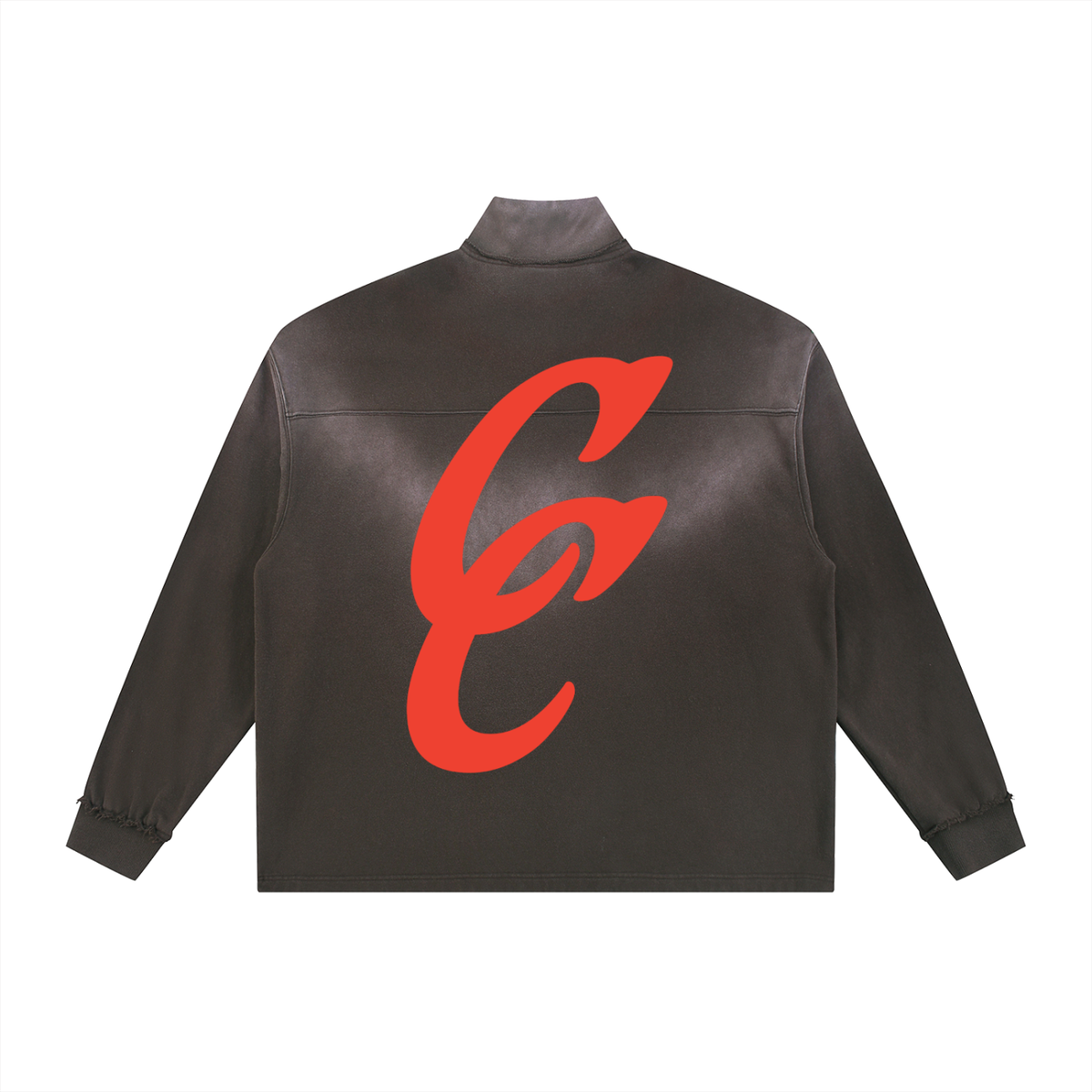 Carotenes Sun Fade Raw Edge Quarter-Zip