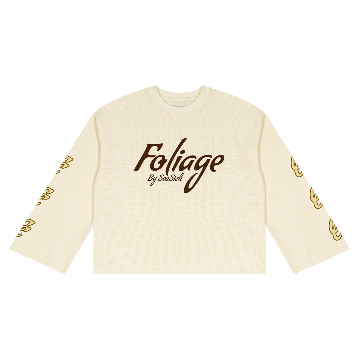Foliage Waffle Raw Edge Shirt