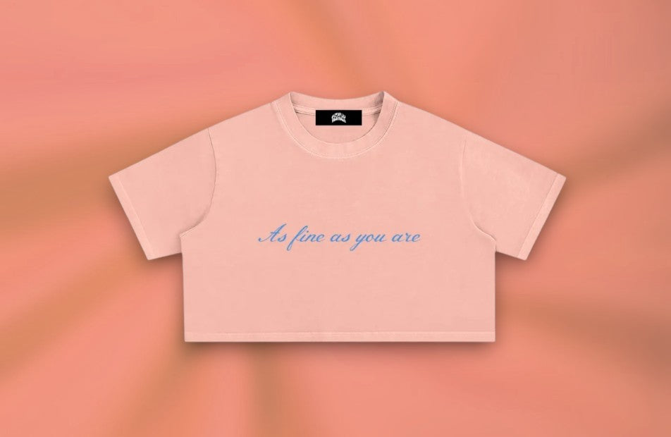 AFAYA Snow Washed Crop Top