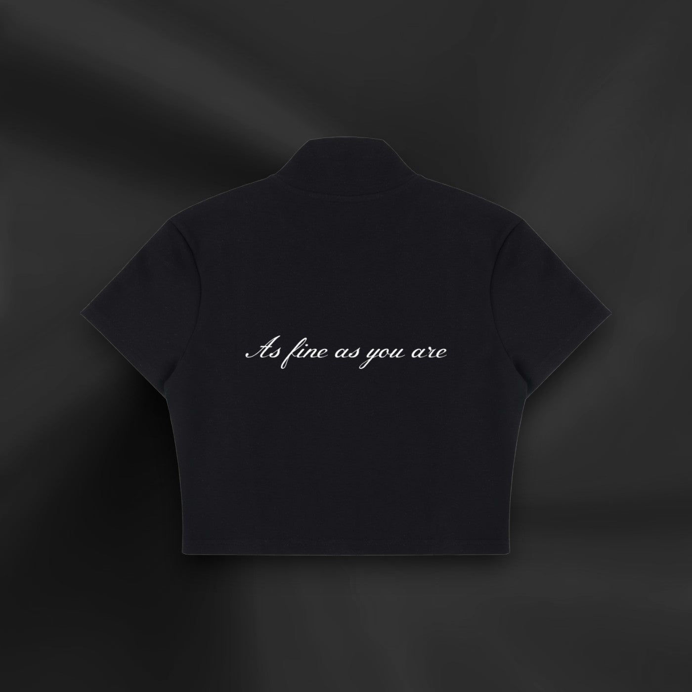 AFAYA Cropped Zip T-Shirt