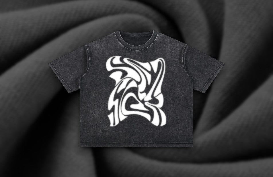 Blurry SeaSick Mineral Oversized Boxy T-Shirt