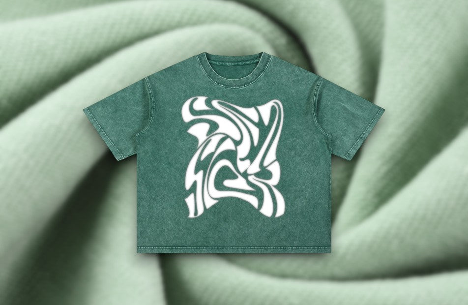 Blurry SeaSick Mineral Oversized Boxy T-Shirt