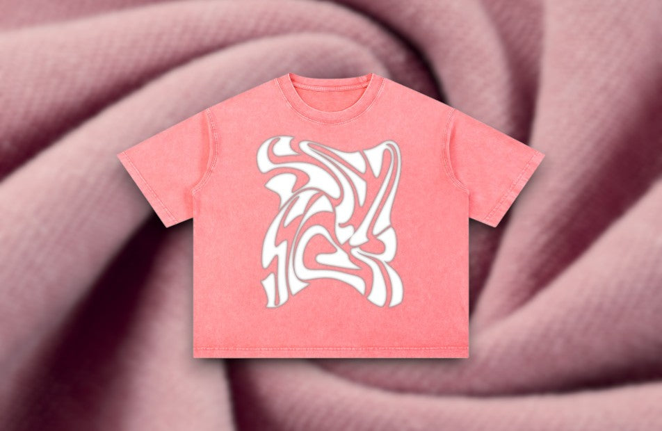 Blurry SeaSick Mineral Oversized Boxy T-Shirt