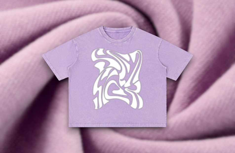 Blurry SeaSick Mineral Oversized Boxy T-Shirt