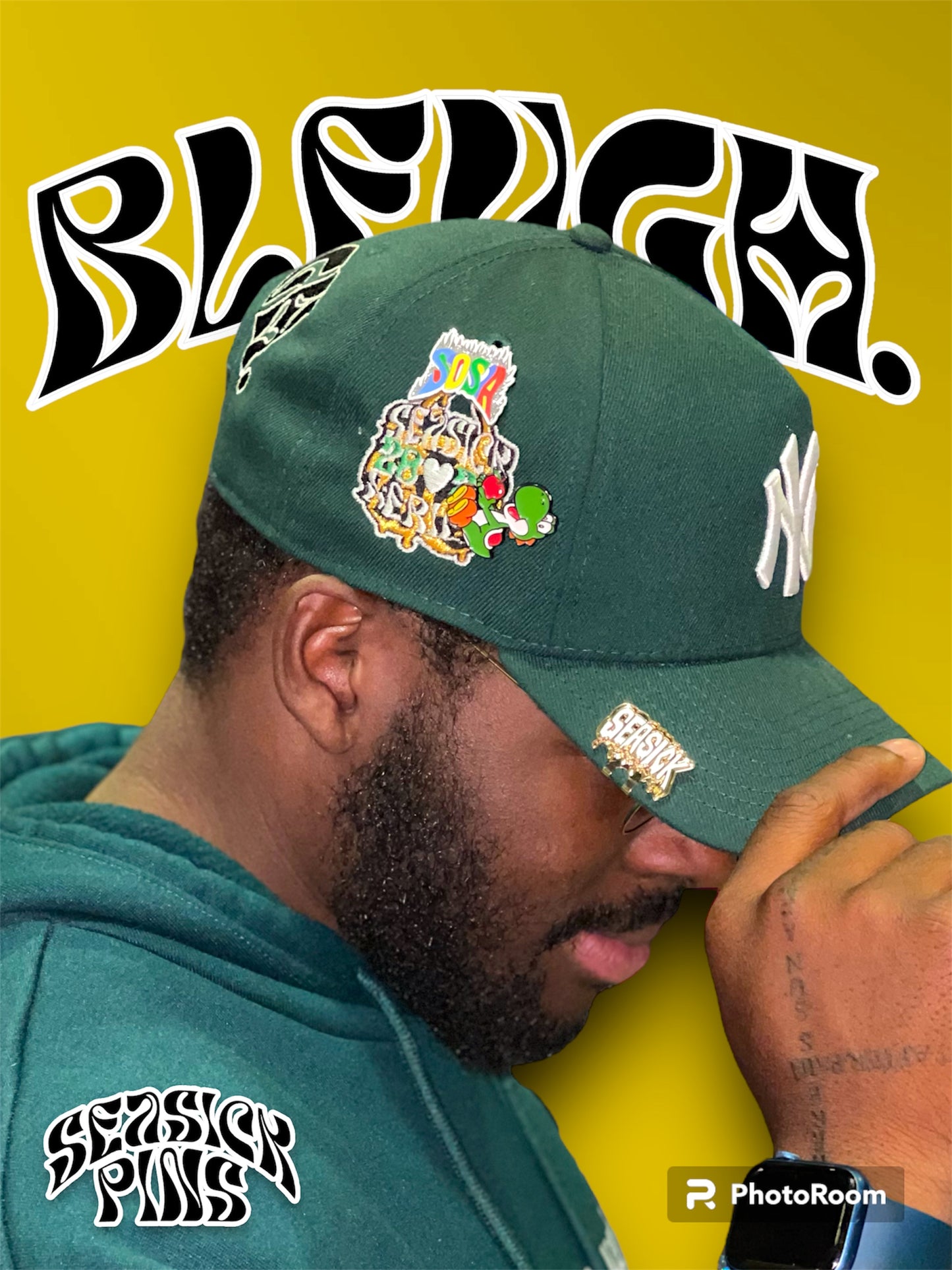 SEASICK X YANKEES A-FRAME GREEN