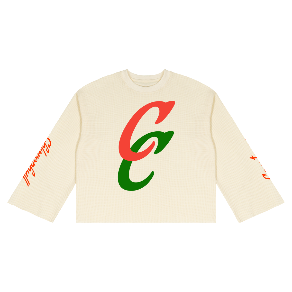 C&C Foliage Waffle Raw Edge T-Shirt