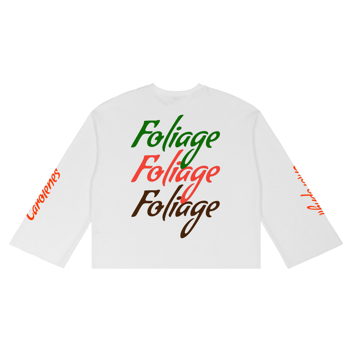 C&C Foliage Waffle Raw Edge T-Shirt