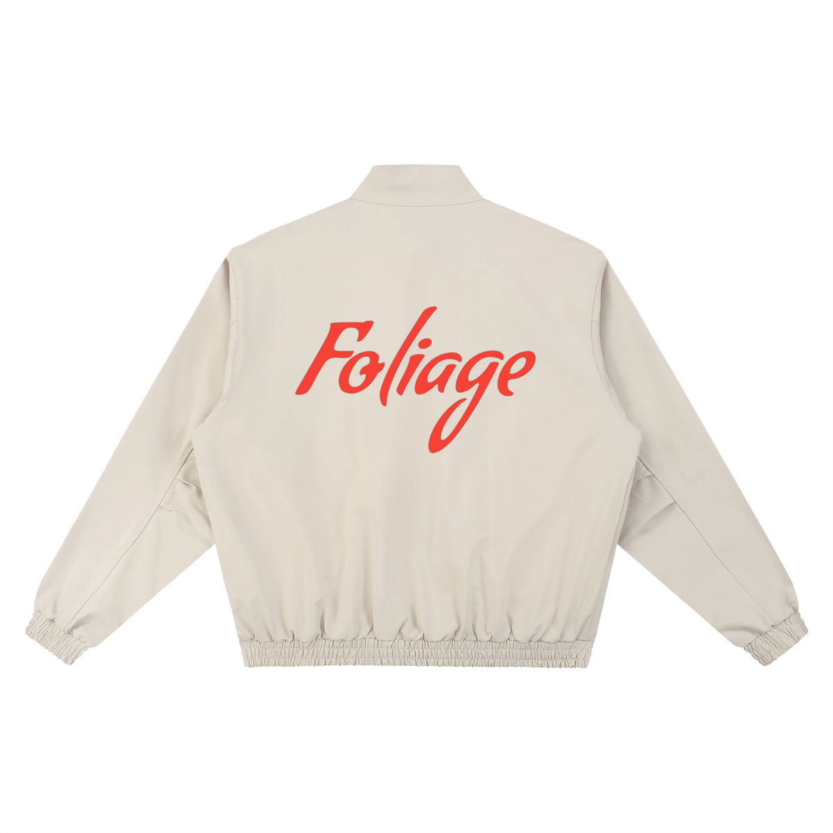 Foliage Stand Collar Bomber Jacket