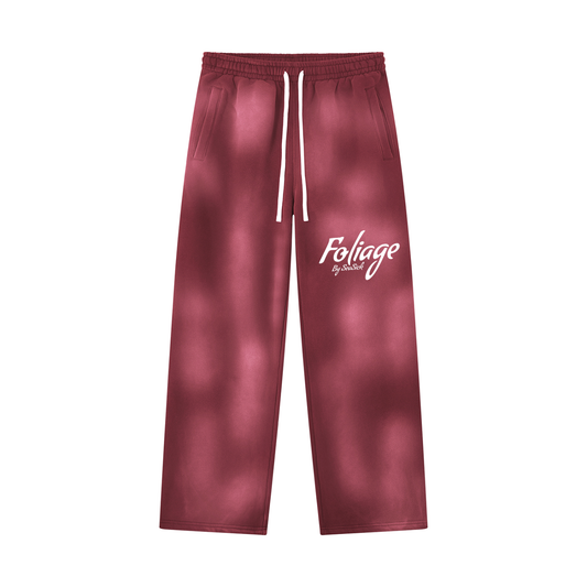 Foliage Sunfade Wide Leg Fleece Sweatpants