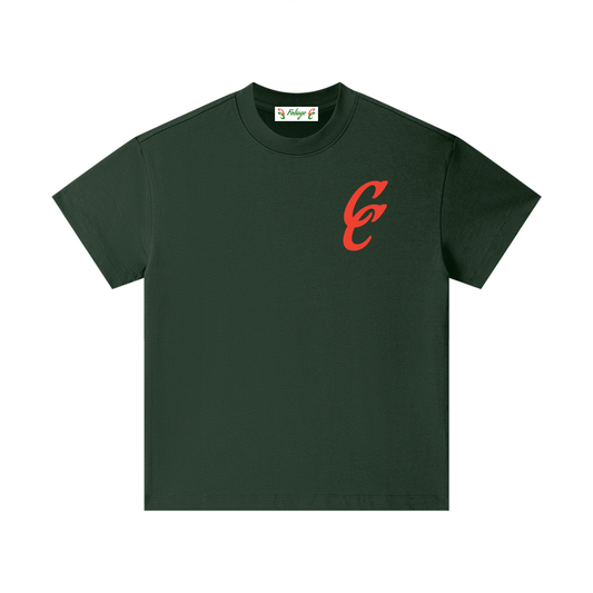 Foliage Pure Cotton Green Kids T-Shirt