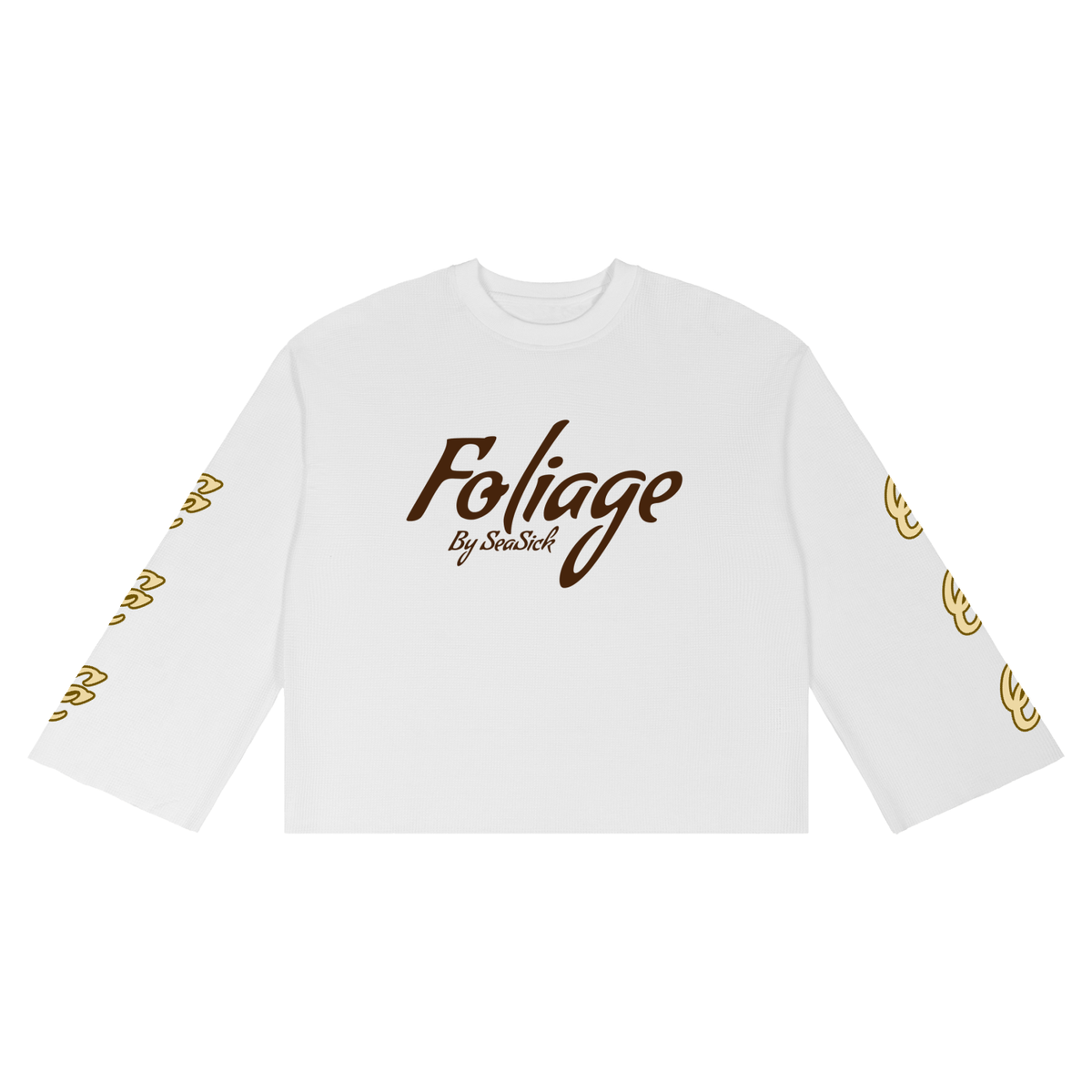 Foliage Waffle Raw Edge Shirt